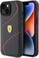 Ferrari FEHCP15SPTWK pouzdro pro iPhone 15 6,1", černé, černé, tvrdé pouzdro