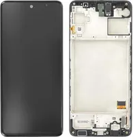 Original Samsung Galaxy M31s M317F AMOLED Display Touchscreen Bildschirm Rahmen Schwarz & Werkzeug