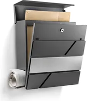 NewHabitat Briefkasten inkl. Montagematerial Wandbriefkasten