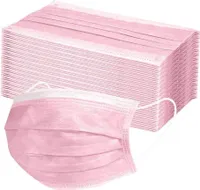 10 pcs. Einweg Maske Pink Gesichtsmaske 3 Schichten Mundschutz Infektionsschutz Schutzmaske mit Ohrschlaufen Farbe Rosa 10 Stück