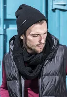 Urban Classics TB811 | Basic Flap Beanie One Size - Farbe: Black - Größe: One Size