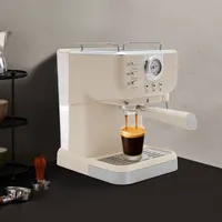 Espressomaschine, Espressomaschine mit Milchaufschäumer, Kompakte Espresso-Kaffeemaschine