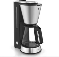 WMF Küchenminis Aroma Kaffeemaschine mit Glaskanne, Filterkaffee, 5 Tassen, Warmhalteplatte mit Abschaltautomatik, 760 W