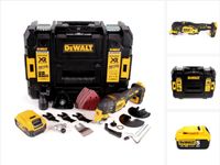 DeWalt DCS 356 NT Akku Multitool 18V Brushless + 35tlg. Zubehör + 1x Akku 5,0 Ah + TSTAK  -  ohne Ladegerät