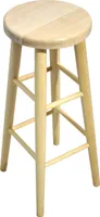Barhocker Holzhocker Buche Barstuhl Stuhl massivholz 80 cm (Lackiert Buche)