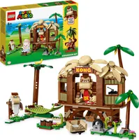 LEGO 71424 Super Mario Donkey Kongs Baumhaus – Erweiterungsset, baubares Baumhaus-Spielzeug mit 2 Figuren zum Kombinieren mit einem Starterkurs, Spielset für Kinder, Jungen und Mädchen ab 8 Jahren