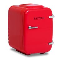bredeco Mini Kühlschrank - 4 l - rot