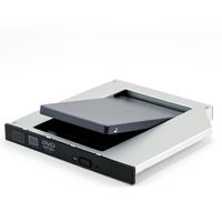 CSL 2,5" SATA Festplatten Einbaurahmen für 12,7mm Laufwerksschacht geeignet für Notebook/Laptop