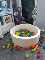 Bällebad Ballpool Kugelbad Rund Top Qualität NEU! viele Farben 300 Bälle im Set
