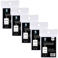 5x Cardloader 100 Soft Sleeves in Standardgröße | Transparent | UV-Schutz | Sammler-Qualität