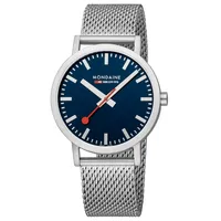 Mondaine Herren Uhr Classic Armbanduhr 40 mm A660.30360.60SBJ Edelstahl