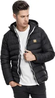 Urban Classics Basic Bubble Jacket blkwhtblk - S