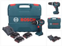 Bosch GSB 18V-55 Profesjonalna akumulatorowa wiertarko-wkrętarka udarowa 18 V 55 Nm bezszczotkowa ( 0615990M5V ) + 3x akumulator 2,0 Ah + ładowarka + walizka