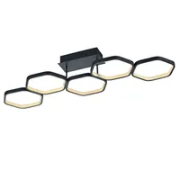 Reality LED Deckenleuchte VIGO anthrazit