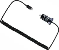 12V/24V spirálový kabel Micro-USB 1A