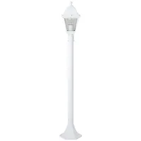 BRILLIANT Außenstandleuchte Nissie | dekorative Wegeleuchte | weiß | 100cm | 1x E27 max. 60 W | IP44
