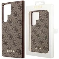 Guess 4G Metal Logo - Etui Samsung Galaxy S23 Ultra (brązowy)