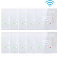 10X WiFi Smart Tuya Thermostat 3A Warmwasserbereitung Fussbodenheizung, kompatibel mit Amazon Google Home, programmierbar digitales Innenthermometer