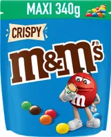 M and M Chrupiące kulki ryżowe w mlecznej czekoladzie 340g