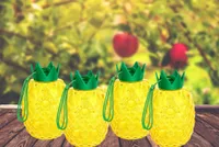 4 Stück Ananas-Wespenfalle, Bienenfalle, Wespenfalle zum Aufhängen im Freien, Wespenabwehrfalle, Abschreckung, Killer-Insektenfänger