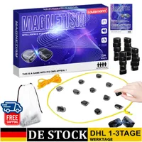 Louismann Magnetisches Spiel – Tragbares Brettspiel für 1-4 Spieler, 9+ Jahren