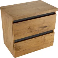 Paplinskimoebel wohnwand, Badezimmerschrank mit Schubladen 60 x 51,5 x 39 cm, Kleiner Schrank für Waschbecken, Gästebadschrank, hängeschrank