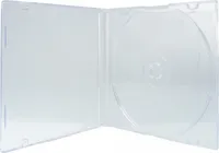 25 XLayer DVD CD Hüllen Single transparent matt slimcase