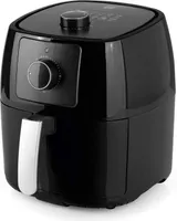 5L Heißluftfritteuse schwarz 1400W inkl. Kochbuch Heißluft Ofen Grill Fritöse