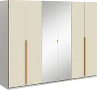 Kleiderschrank Dream 6-türig mit Spiegeltüren