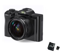 INF Digitalkamera 5K 48MP 16-fach Zoom 3,5-Zoll-Display, Autofokus, Anti-Shaking