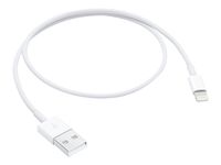 Lightning auf USB Kabel 0,5m weiß