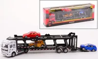Super Cars Detský ťahač s 3 farebnými autami