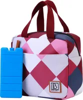 Brisby 4-lagige isolierte Kühltasche - Lunchtasche 4 Liter - Blockrose