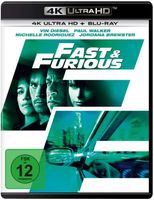 Fast 4 & the Furious (UHD) Neues Modell Min:107DD5.1WS 4K UHD+BR Originalteile