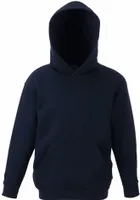 F421NK - Fruit of the Loom Kids´ Classic Hooded Sweat Deep Navy    140