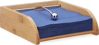 relaxdays Serviettenhalter aus Bambusholz