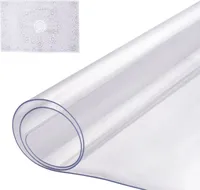 Plastový ubrus VEVOR, 16 x 32 palců, tloušťka 1,5 mm, průhledný chránič stolu, obdélníková podložka na stůl z PVC, voděodolná a snadno čistitelná podložka na stůl, ubrus,
