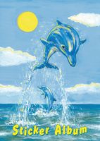 HERMA Stickeralbum "Der kleine Delfin" DIN A5 16 Seiten