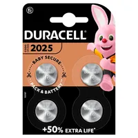 Duracell Batterie Knopfzelle CR2025 3.0V Lithium 4St.