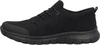 Rieker Herren Sneaker Sock Schnürschuh Gummizug B6650, Größe:43 EU, Farbe:Schwarz