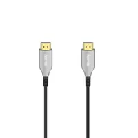 HAMA Optický aktívny kábel, HDMI konektor - HDMI konektor, Ethernet, 18 Gbit/s, 15 m, zlaté konektory, čierny
