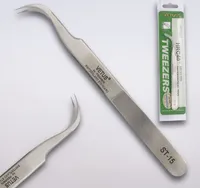 Wimpern Pinzette Wimpernverlängerung Pinzette Vetus ST-15 gebogen
