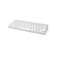 Bluetooth®-Tastatur "KEY4ALL X510", Silber/Weiß, QWERTZ (00125135) Tas