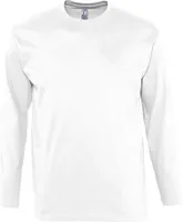 SOLS Herren Monarch Longsleeve / T-Shirt, Langarm PC313 (L) (Weiß)
