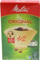 Melitta AromaPor Filtertüten '1x2' naturbraun 40 Stück