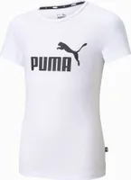 Puma Essential Logo Kurzarm-t-shirt Weiß 3-4 Years Mädchen Weiß 3-4 Years
