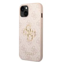 Guess GUHCP14M4GMGPI hard silikónové puzdro iPhone 14 PLUS 6.7" pink 4G Big Metal Logo