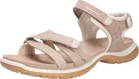 Ecco Sandaletten,Stadtbd.b.25mm o.Fußb in beige, Gr. 41