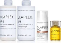 Olaplex Set - Shampoo No. 4 + Conditioner No. 5 + Bond Smoother No.6 + Bonding Oil No.7