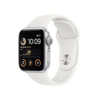 Apple Watch SE Aluminium 40mm Silber (Sportarmband weiß) *NEW*